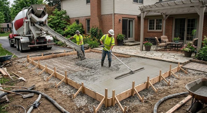 Concrete Installation in Peoria, IL
