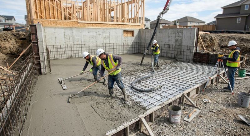 Basement Slab Installation in Peoria, IL