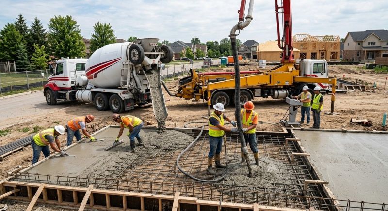 Cement Pouring Service in Peoria, IL