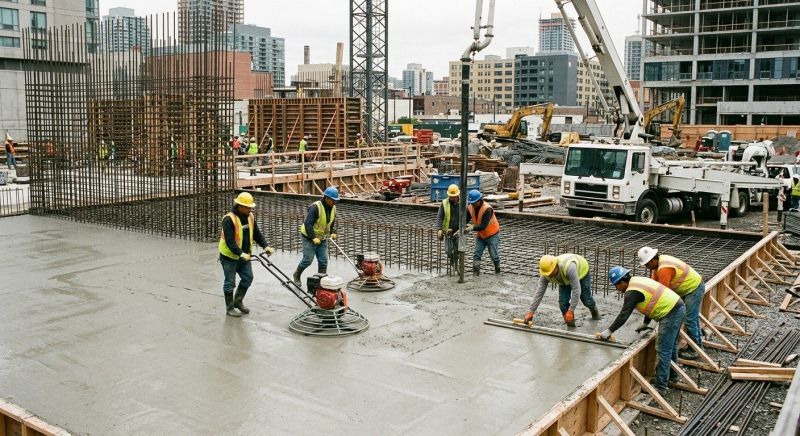 Commercial Slab Construction in Metamora, IL