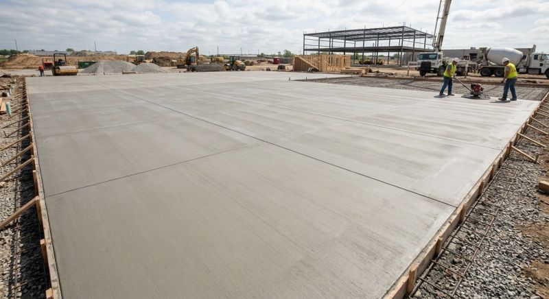 Commercial Slab Installation in Peoria County, IL