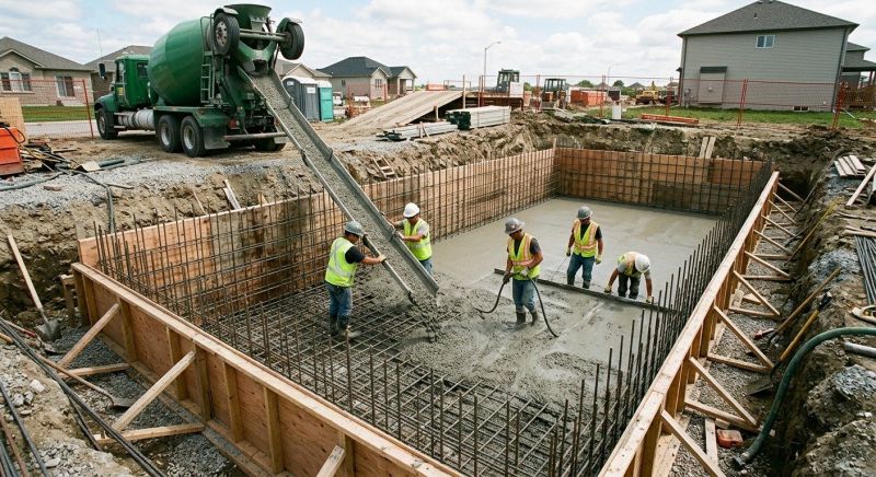 Concrete Basement Pouring in Peoria, IL