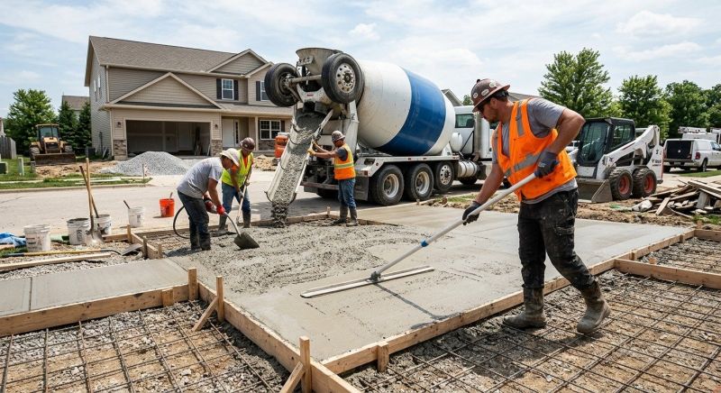 Concrete Service in Peoria County, IL