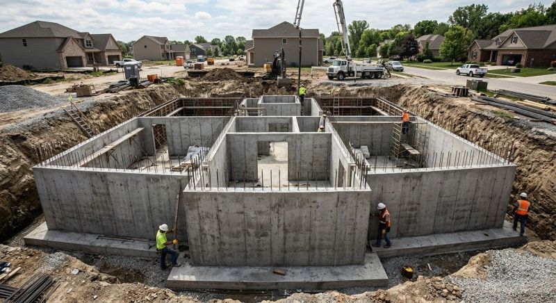 Foundation Construction in East Peoria, IL