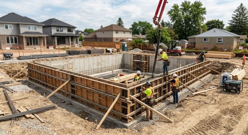 Foundation Construction in Peoria County, IL