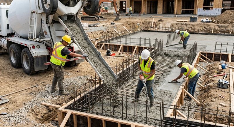 Foundation Wall Pouring in Peoria, IL
