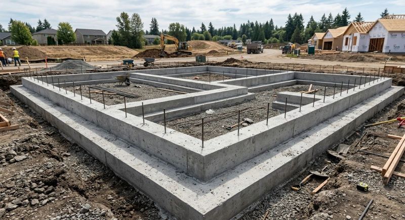 House Footing Construction in Peoria, IL