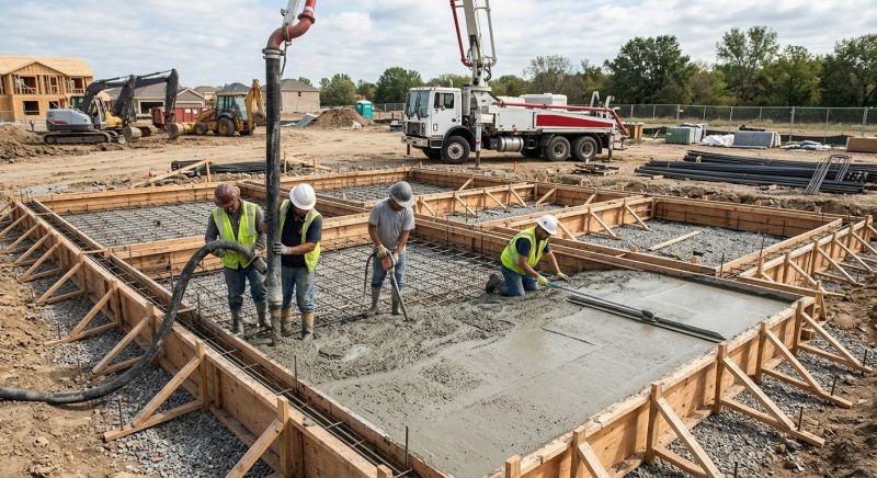 House Foundation Installation in Peoria, IL